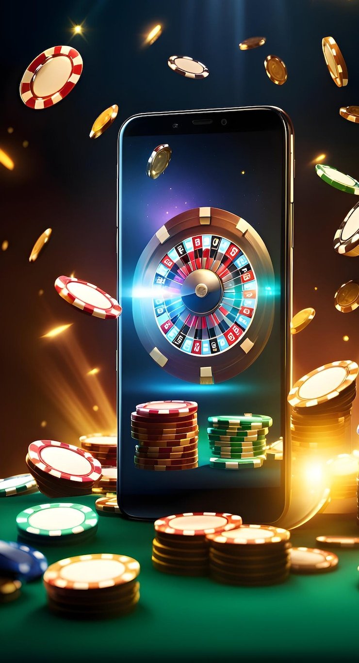 Aplikasi mobile pkv qq menampilkan layar login dan menu kasino langsung